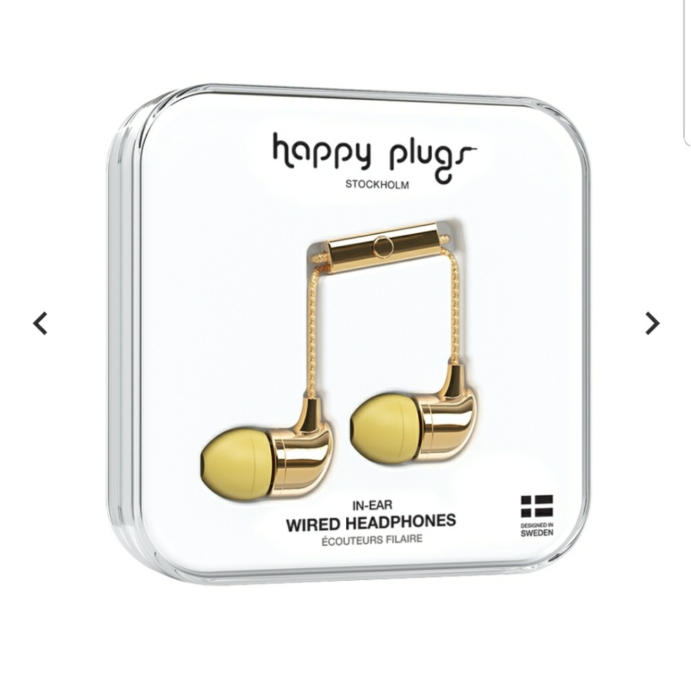 Happy Plugs IN-EAR

GOLD

WIRED HEADPHONES